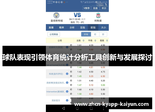 球队表现引领体育统计分析工具创新与发展探讨